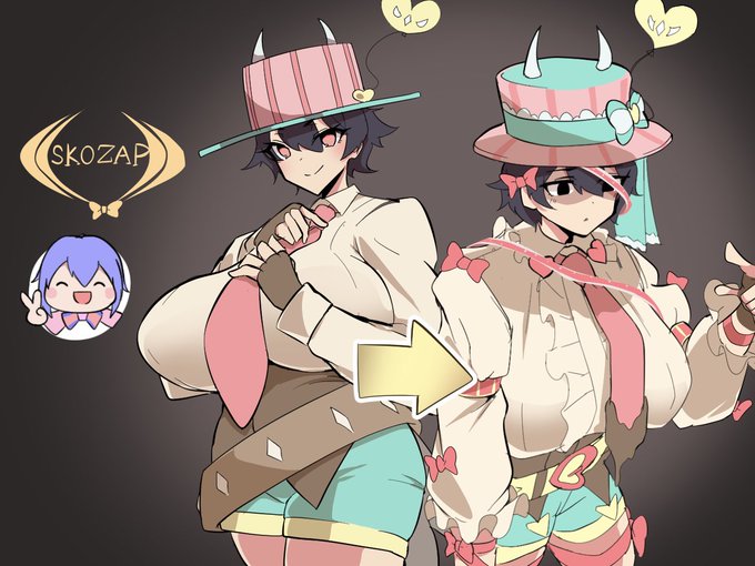 滑り込みセーフのバレンタインザガンちゃん絵です 