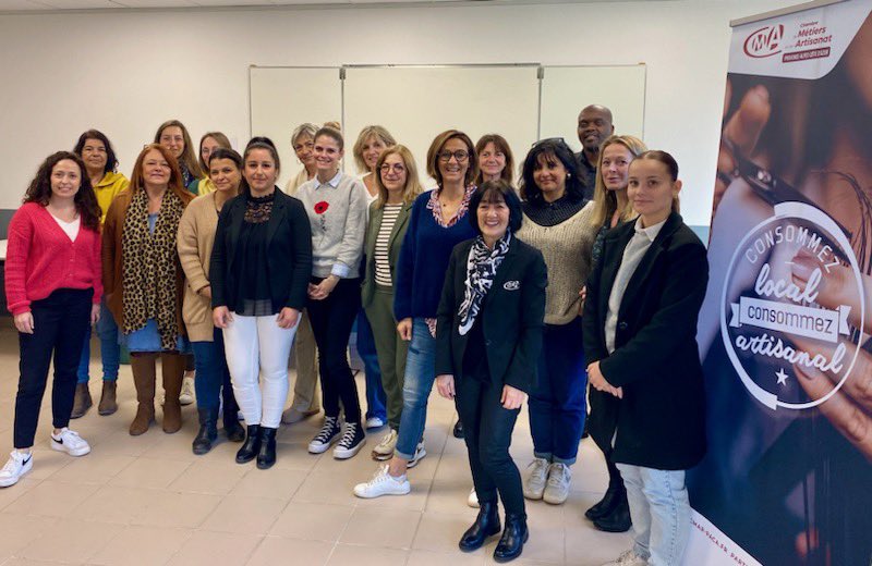 valpin83's tweet photo. Une belle rencontre pour l’équipe de la MLDS du Var ce matin à la Chambre des Métiers et de l’Artisanat de La Valette où tous les CFA étaient réunis. 
Merci à Martine Guillemain CAD83 et à tous les CFA présents. 
Des ressources incontournables pour accompagner nos jeunes. 
#mlds https://t.co/qwOk1hppB3