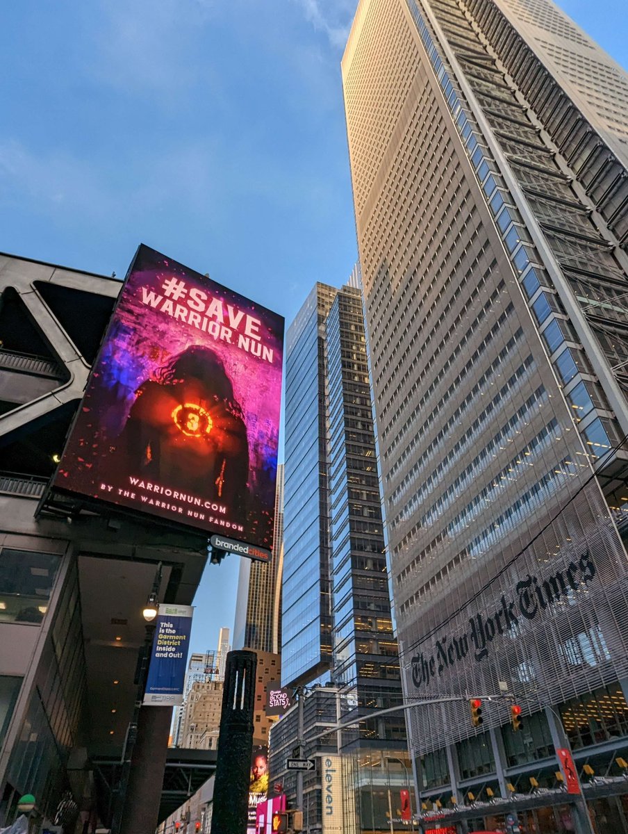 Yes we did it this first. 

#WarriorNun #SaveOURWarriorNun