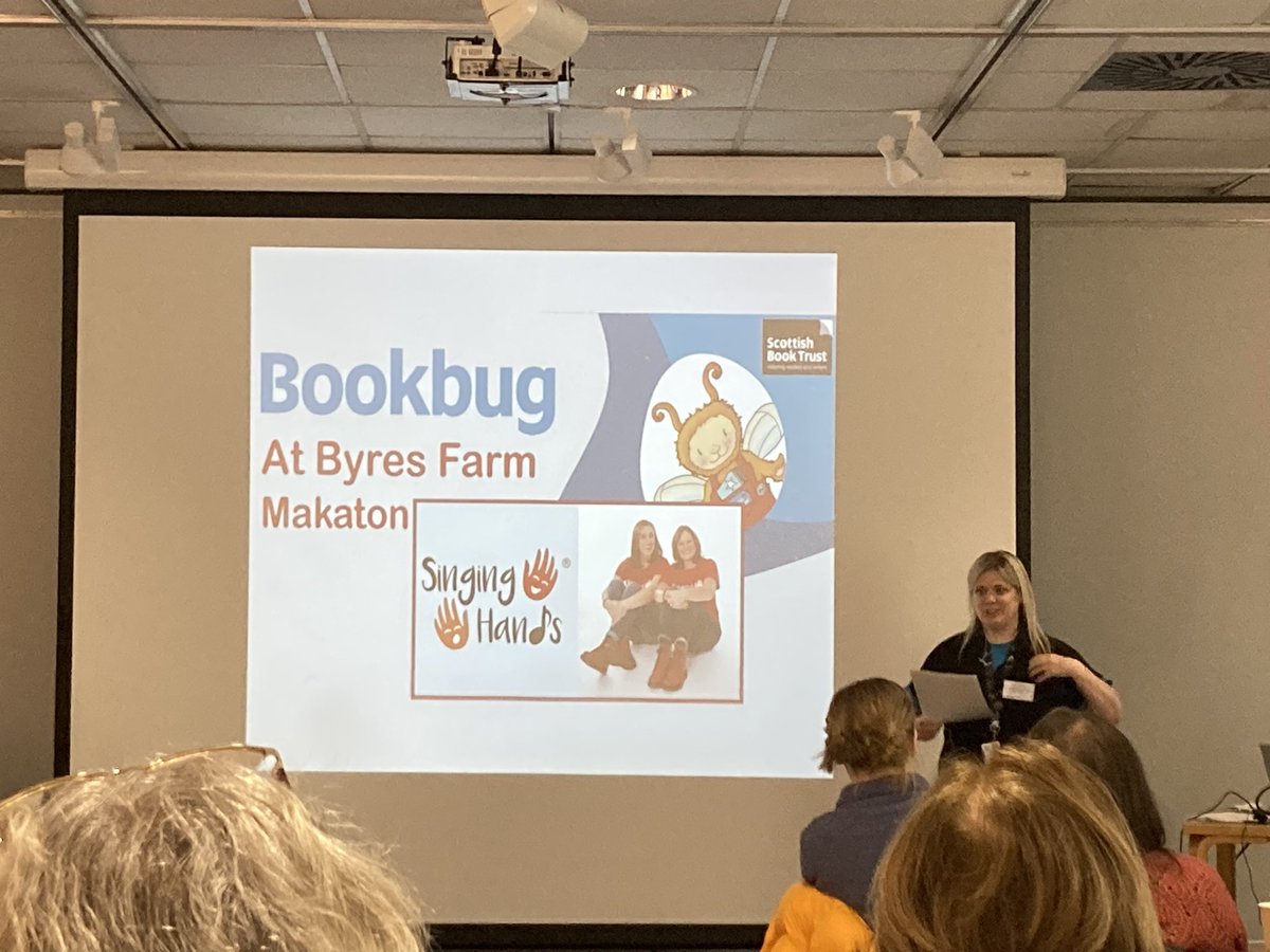 RuthBoreham's tweet photo. We’ve also heard about amazing @Bookbug_SBT work in Highlands as well as experienced ‘build a story’ session (hear a story, build something with lego that’s from the story or wld help one of the characters) &amp; learnt some new songs/rhymes. Such an amazing #SharingBookbug event! https://t.co/vLBZAUwIhn