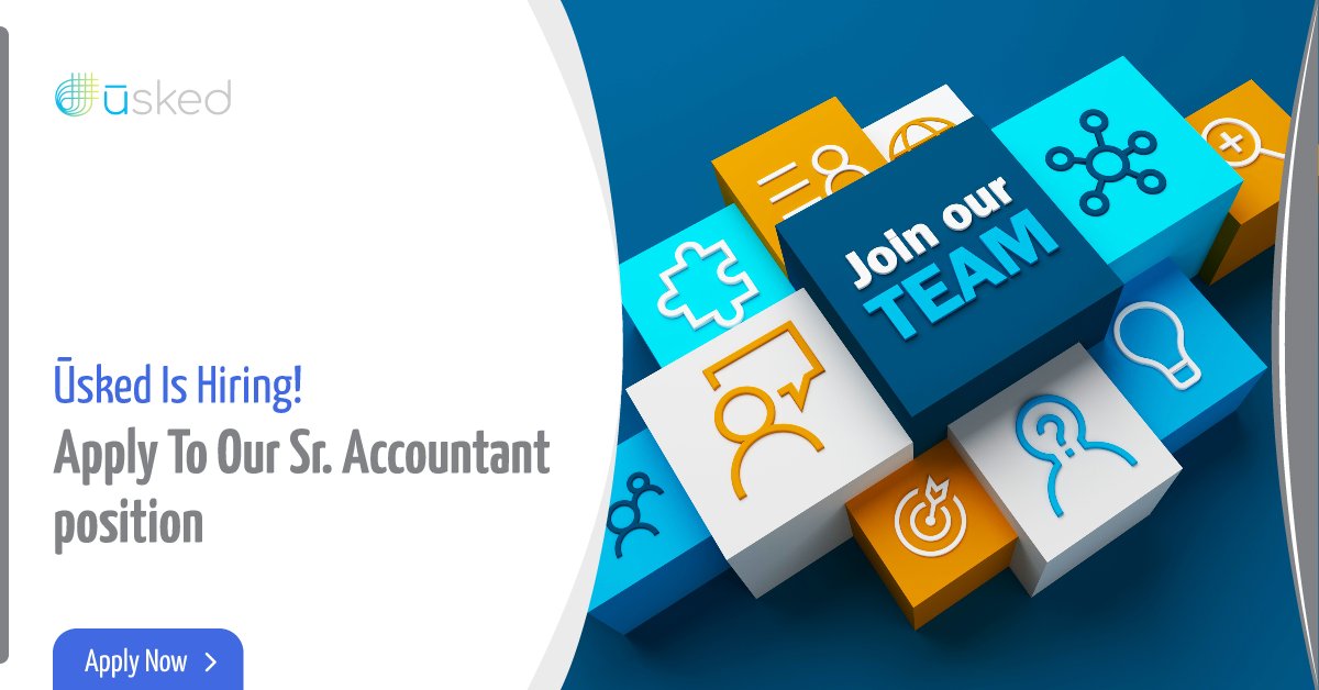 usked's tweet photo. Ūsked is looking for a talented Sr. Accountant. this position will play a pivotal role in managing the daily financial and accounting functions of Usked and its customers.

Do you have what it takes to join our innovative and dynamic team? Apply today:https://t.co/3GkGx3xkTm https://t.co/uoOuYmhHoP