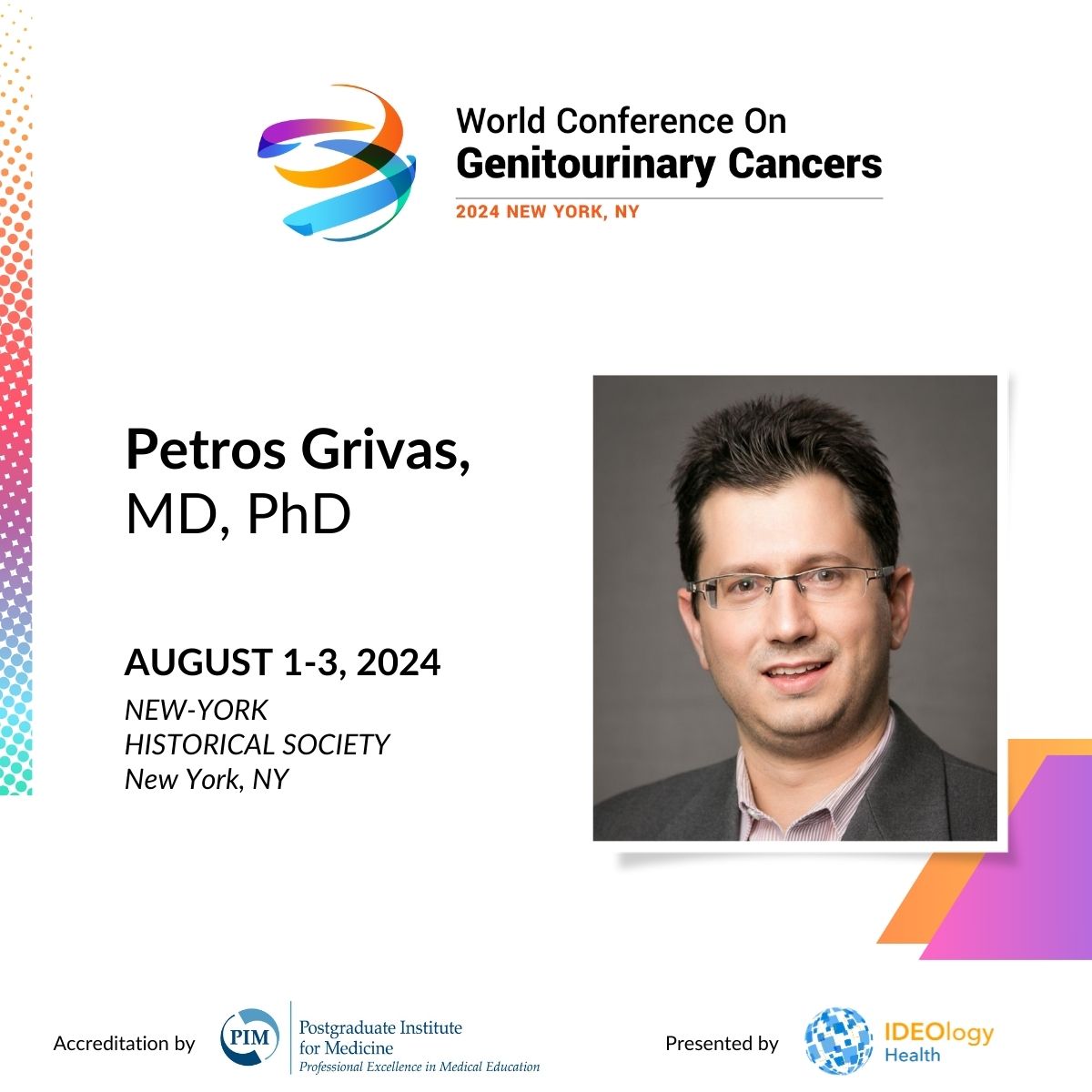 The anticipated #WorldGU24 meeting is coming to NYC this August. We are thrilled to have @PGrivasMDPhD discuss the latest #bladdercancer advancements. Learn more: hubs.la/Q02kZNSZ0 #genitourinarycancers #CME