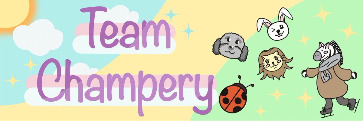 YIZHICICI's tweet photo. 在gpf的时候画的尚村手幅 #TeamChampéry https://t.co/r83QdX4PIV