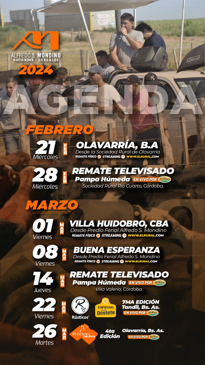 alfredosmondino's tweet photo. Agenda febrero marzo - https://t.co/OFJDhEr4Tk https://t.co/PGwlvFmXiw