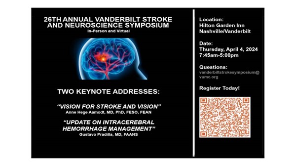 Don’t miss this highly anticipated event, featuring a superb lineup of local and internationally recognized leaders in #stroke care. We invite you to join us either in-person or virtually! Register at: tinyurl.com/2668sjm6