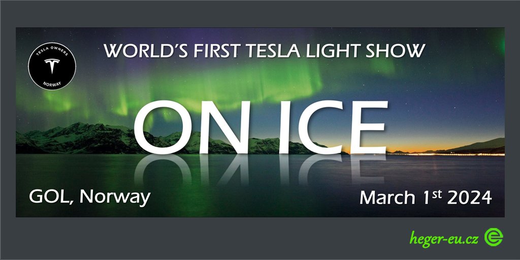 Exciting! World's first Tesla light show on ice! Follow @Teslalightshows to see the video. We have been in Norway few times, watched the car races on frozen lakes and bays, but this will be special. 🔥
#ev #emobility #tesla #chargingstations #ecars #teslalightshow #ElectricCars