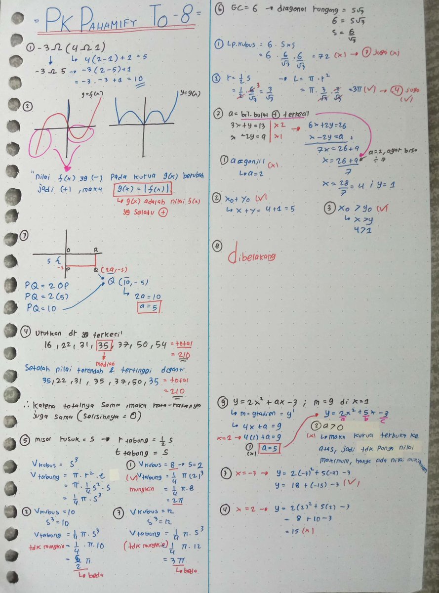 ikankoi124's tweet image. 🔵 PEMBAHASAN PK TO 8 PAHAMIFY 🔵

Disclaimer on, sebelumnya disini aku ngerjain nya pake cara aku sendiri pas kemarin ngerjain to nya, jadi kalau ada masukan feel free to be corrected ya guyss🙇🙇, CMIIW ✨✨