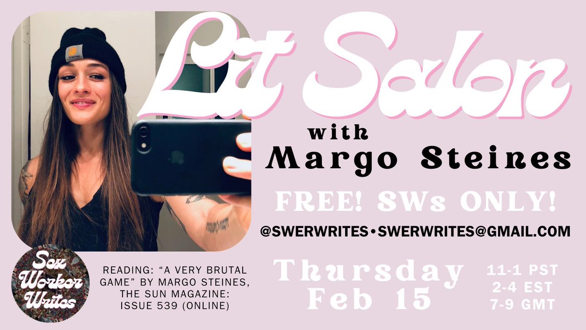Hard to believe this is already TOMORROW! We’re so excited to have you, @margosteines!
