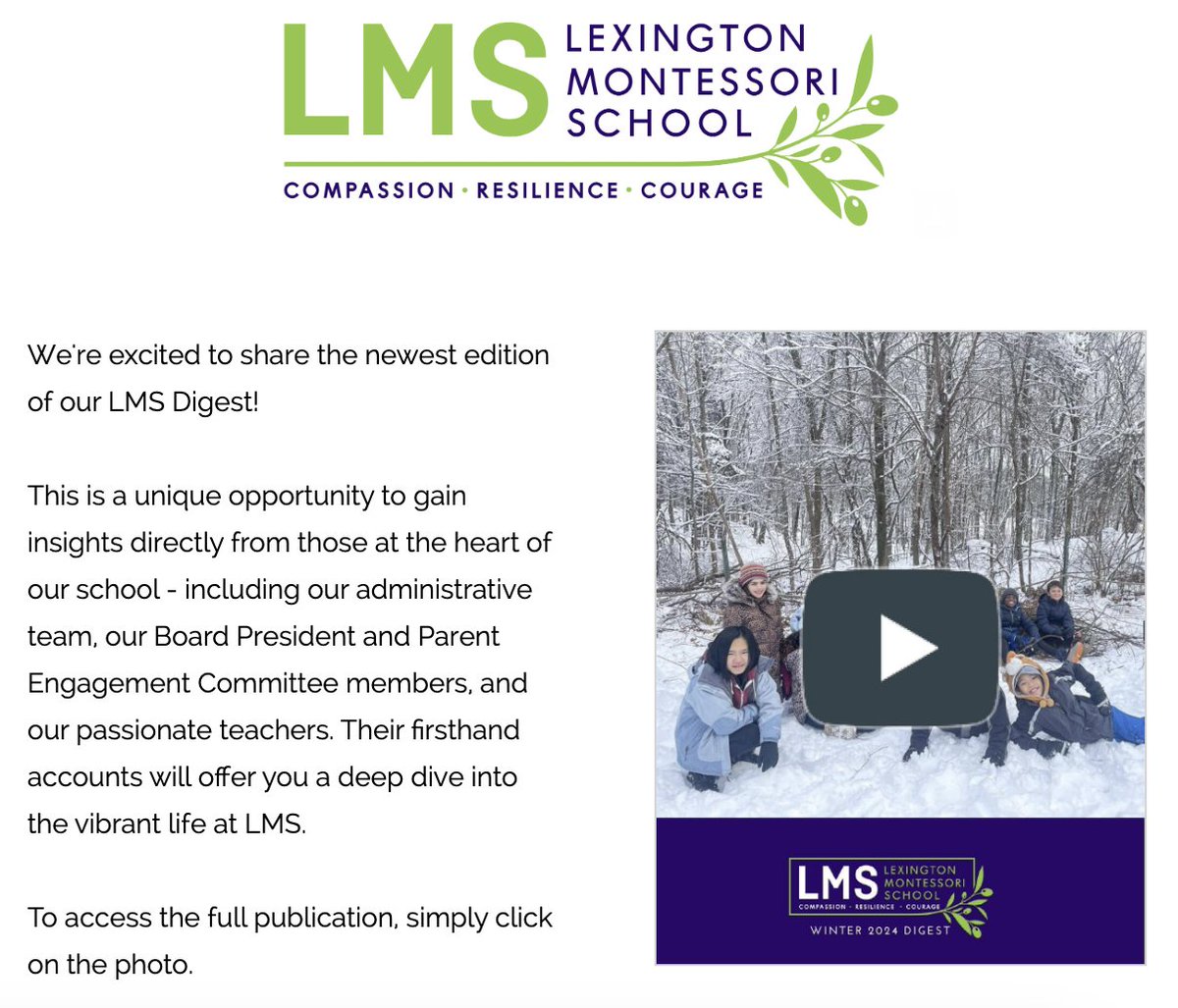 LexMontessori's tweet image. Take a peek at our Winter 2024 Digest!

heyzine.com/flip-book/2cb8…

#LMSCommunity