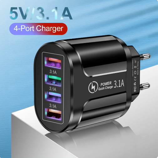 abdul_alim82746's tweet image. 4 Ports USB 3.1A QC 3.0 Fast Travel Charger Wall Charge Charging Adapter For iPhone 13 12 Samsung Xiaomi Mobile Socket
👉alim7731.blogspot.com/2024/02/fast-t…
#TravelCharger #ChargingAdapter