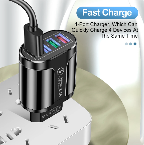 abdul_alim82746's tweet image. 4 Ports USB 3.1A QC 3.0 Fast Travel Charger Wall Charge Charging Adapter For iPhone 13 12 Samsung Xiaomi Mobile Socket
👉alim7731.blogspot.com/2024/02/fast-t…
#TravelCharger #ChargingAdapter