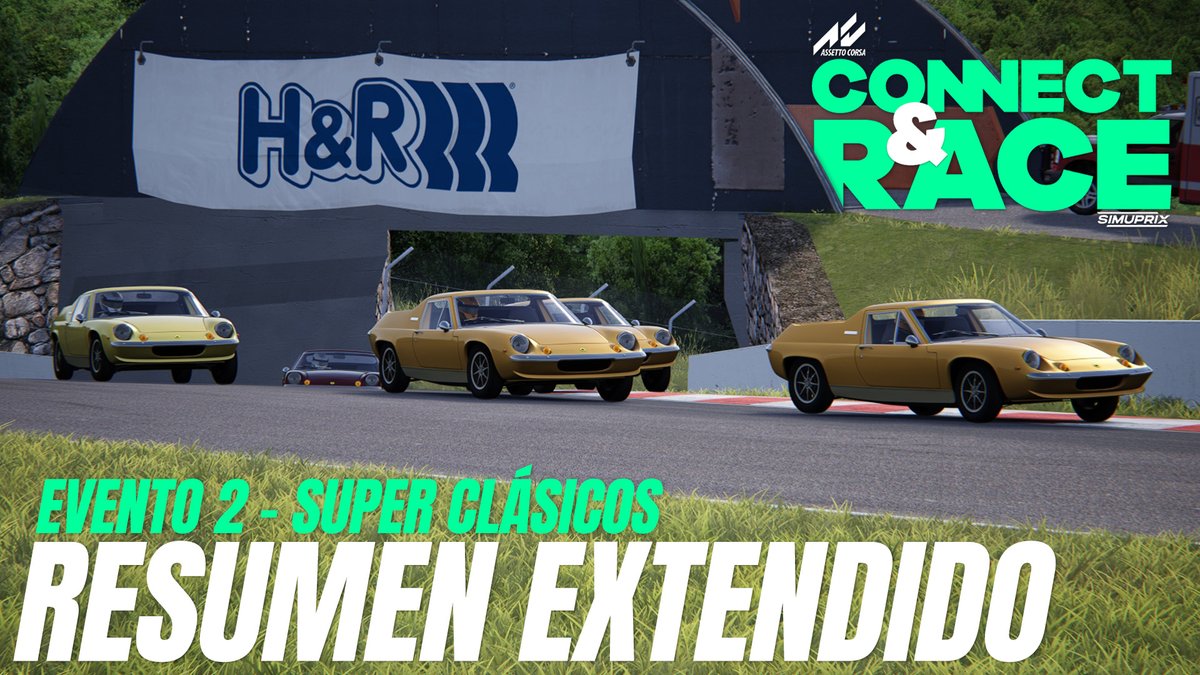 📺 RESUMEN EXTENDIDO

¡Ya está disponible en YouTube el resumen extendido de la segunda ronda del Connect&amp;Race!

Combinación complicada con el ritmo habitual, adelantamientos y momentazos. ¡No olvides dejar un Me Gusta y comentar quén es tu favorito!

youtu.be/56-GGsfFeaM?si…