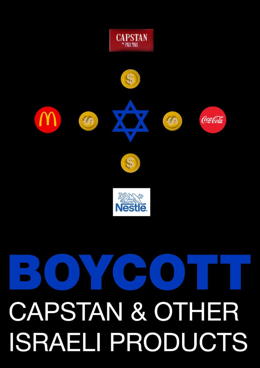 ItsSheherBano's tweet photo. By boycotting Capstan, we stand united against blood-stained profits, advocating for justice and a world free from violence. https://t.co/O2HhSvdMrl