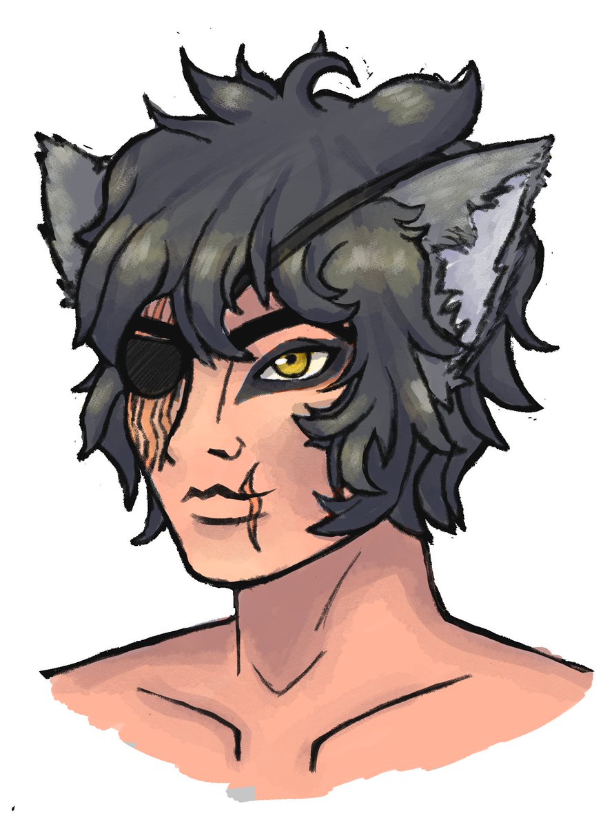Neppy_art's tweet photo. Wolf knight character design I did for an assignment. Her name's Lady Alma Wolfram and she's the mentor/master of my bunny knight Quinn Rabbitheart. She's the fight energy to his flight energy, lmao https://t.co/Oli4jaP07D
