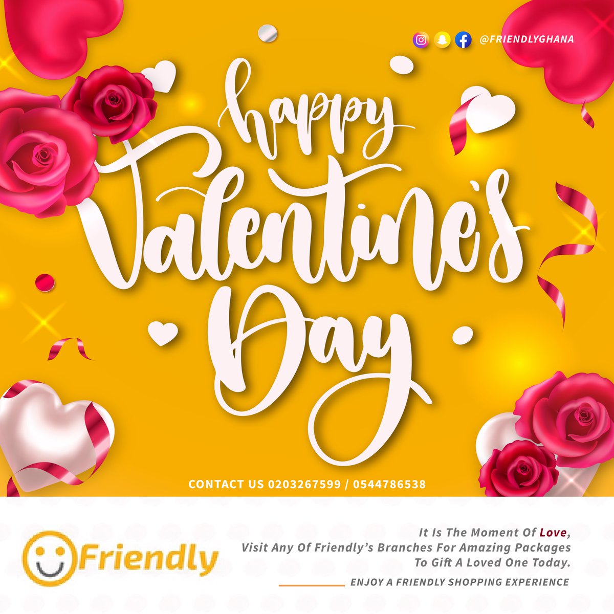 FriendlyGhana's tweet photo. It’s the moment of Love ❤️ 
Visit any Friendly Branch today for amazing gifts for that special someone😊.
#vals #valentineday #valentijnsdag #HSRValentines2024 #vals https://t.co/0RFuJ7XxyR