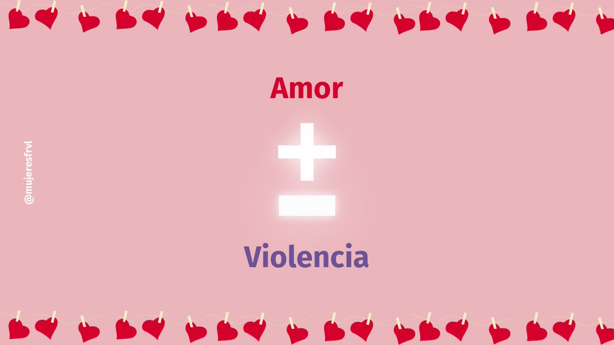 MujeresFRVL's tweet photo. ¡Feliz día de San Valentín! 💝 Eso es lo que se repite constantemente hoy ¿no? 
Bueno acá estamos nosotras para hablar sobre Noviazgos violentos ✋ https://t.co/s4V241GNEi