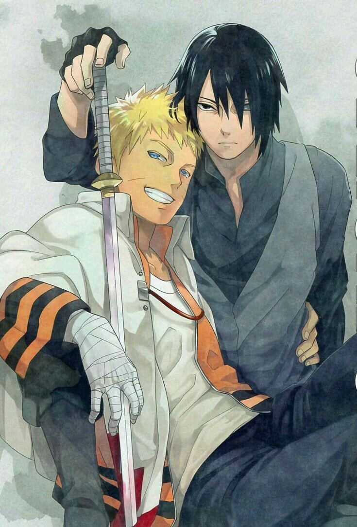 Naruto and Sasuke Acting like a Married Couple 🍃 [A Thread]🧵  #ValentinesDay, image size:735x1084