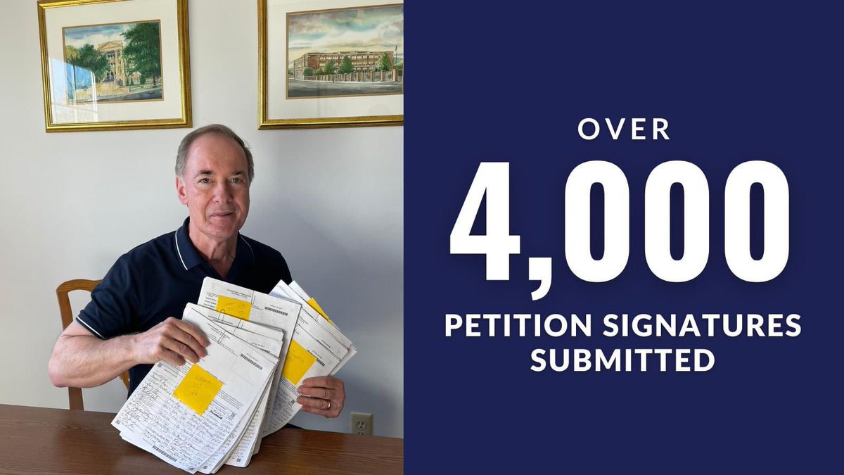 Thank you, #PA13! This week, I was proud to turn in more than 4,000 signatures from across all 12 counties in our district. Thank you to everyone who circulated and signed petitions to make sure our conservative Republican candidates are on the ballot!