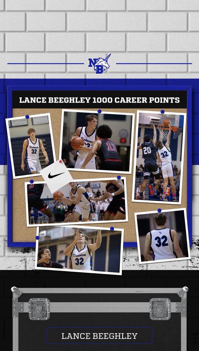 Congrats to @BeeghleyLance for scoring his 1000 point last night! Lance finished with 17 pts on the night.@AlamoCityHoops1 @NBISDAthletics