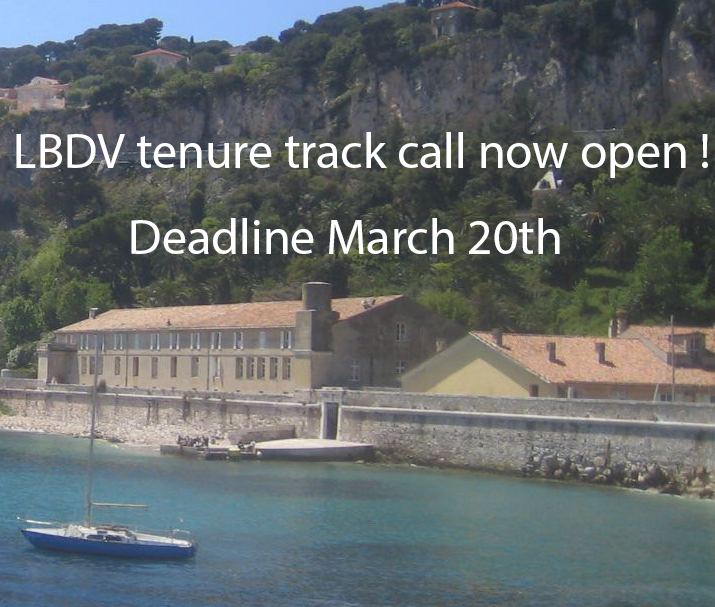 NOW OPEN: CNRS call for a tenure track group leader in Developmental/Evolutionary Biology in Villefranche-sur-mer @biodev_vlfr emploi.cnrs.fr/Offres/CPJ/CPJ… Potential candidates are encouraged to contact the LBDV director ahead of applying