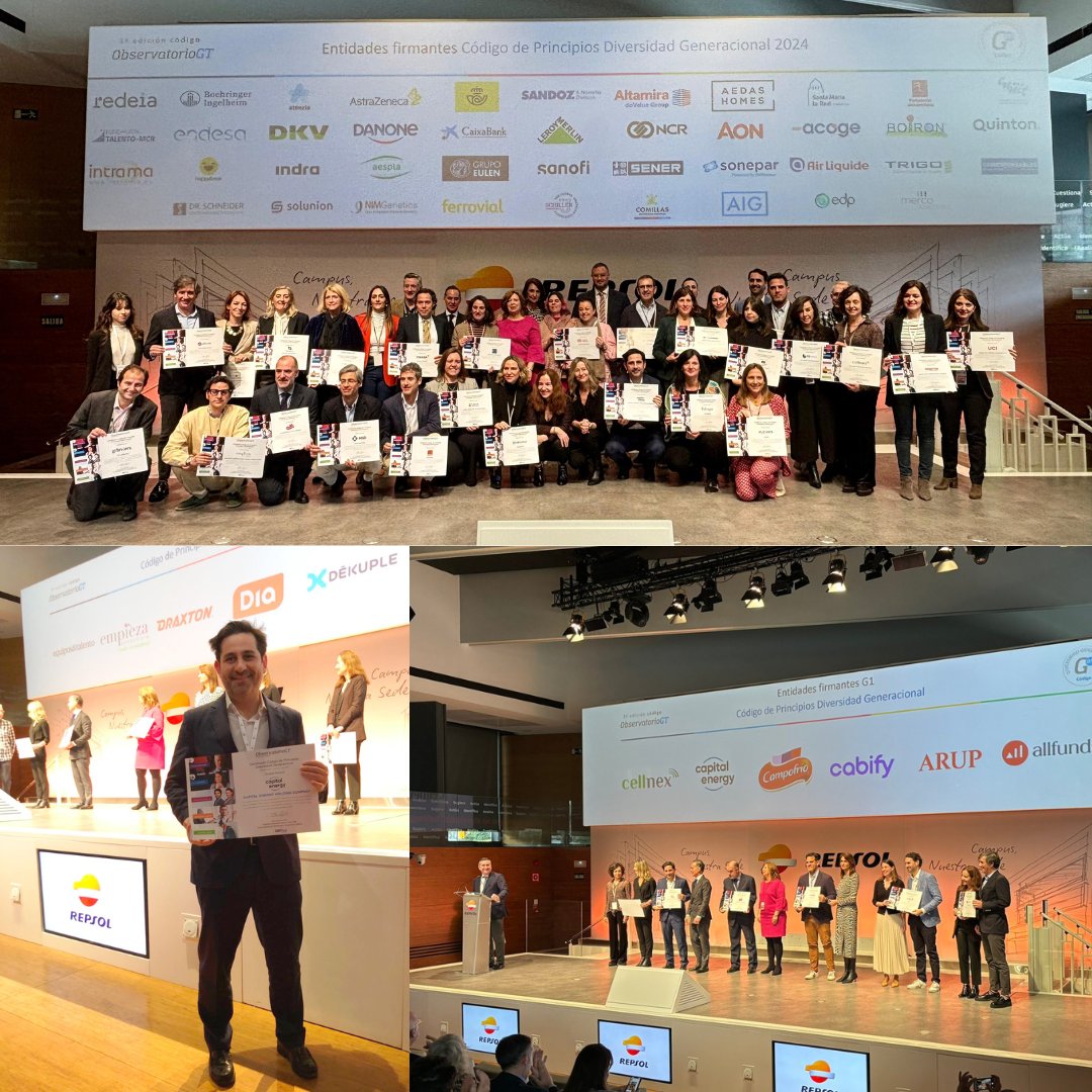 👏Estamos muy orgullosos de anunciar nuestra adhesión al #CódigoPrincipiosDG3 impulsado por @Generacciona.
✔️El Observatorio de Generación y Talento nos ha hecho entrega del distintivo, con el que seguiremos apostando por el #talento, la #diversidad, la #equidad y la #inclusión.