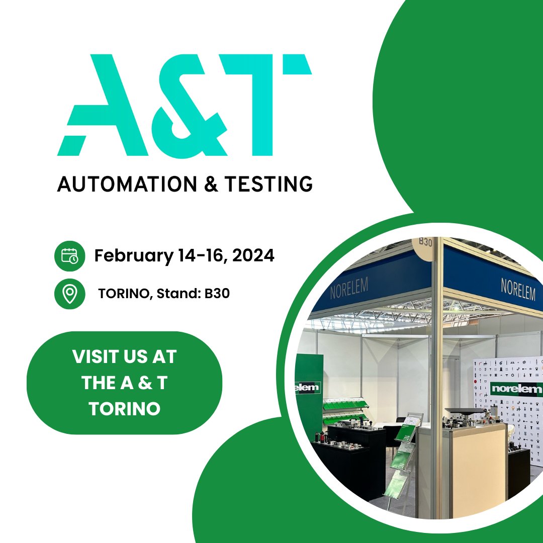 norelemuk's tweet image. Visit us at the A&amp;amp;T in Italy! 😃#tradeshow #norelem #visitus