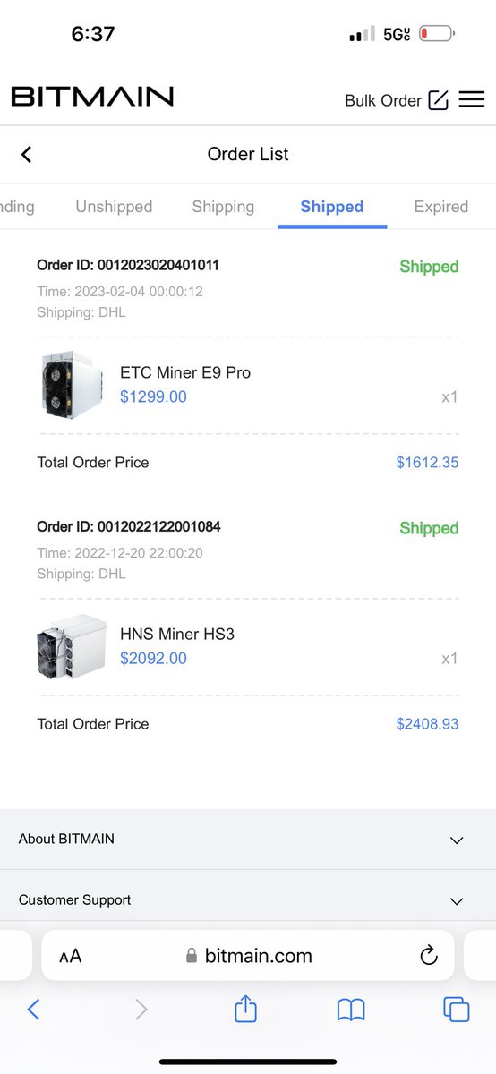 GreenhornMining's tweet image. Best 2 purchases ever made!! @BITMAINtech #firstbatch #antminersale #mining #ETC #hns #Bitcoin