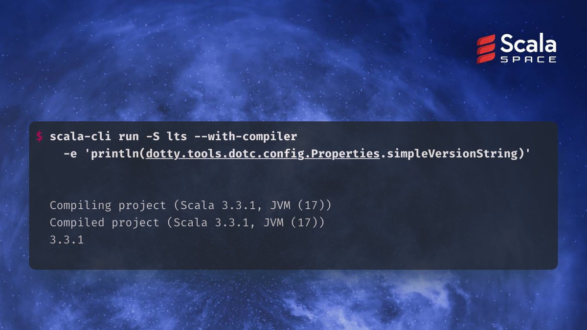 Fall in love with #Scala again this Valentine's Day!
#ScalaCLI v1.1.3 delivers a small set of treats on this very special day.
LTS version love spreads with the new `3.lts` & `lts` aliases.
Beyond that, there's the usual set of smaller fixes and updates. 👇