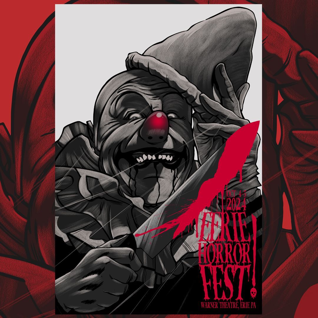 Mark your calendars, this year we're packing the 2024 Fest into two thrilling days so you don't miss a single scream. Oct 4-5 will showcase special screenings and official selections, celebrity guests, vendors, and events only at the Warner Theatre in downtown Erie, PA.