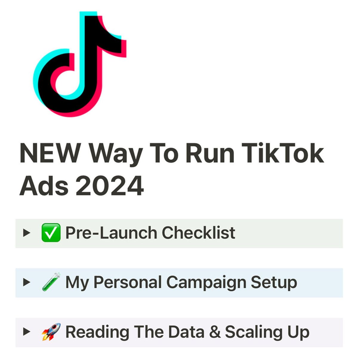 The NEW Way to run TikTok Ads in 2024

I broke down my EXACT step-by-step process to launching profitable TikTok campaigns

Comment "TIKTOK" and I’ll Auto DM you the document 👽