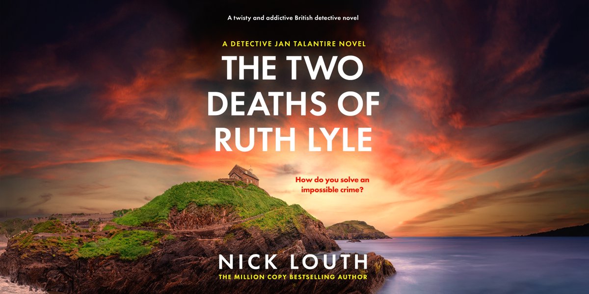 📚COVER REVEAL!📚

How do you solve an impossible crime?... Find out in #TheTwoDeathsOfRuthLyle, the first book in @NickLouthAuthor's new Devon-based Detective Jan Talantire series🕵️ 

Publishing on 02 May and available to pre-order now👉 geni.us/TTDORL
#CrimeFiction