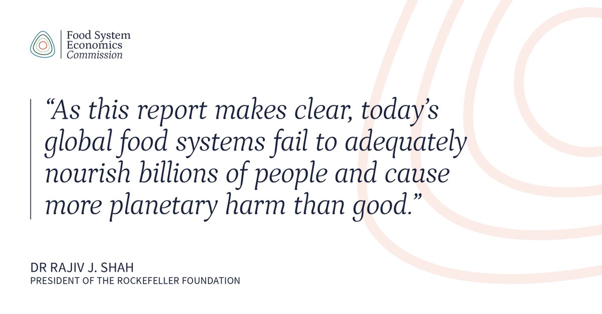 The Food System Economics Commission (@fsecommission) on Twitter photo 🌍 <a href="/rajshah/">Dr. Rajiv J. Shah</a> and <a href="/RockefellerFdn/">The Rockefeller Foundation</a> support the efforts to make food systems healthy, environmentally sustainable, fair and inclusive for all. To read the #FSEC Global Policy Report visit bit.ly/3OZAaM7
<a href="/PIK_Climate/">Potsdam Institute for Climate Impact Research PIK</a> <a href="/EATforum/">EAT</a> <a href="/FOLUCoalition/">Food and Land Use Coalition</a> @IKEAFoundation 🌍 <a href="/rajshah/">Dr. Rajiv J. Shah</a> and <a href="/RockefellerFdn/">The Rockefeller Foundation</a> support the efforts to make food systems healthy, environmentally sustainable, fair and inclusive for all. To read the #FSEC Global Policy Report visit bit.ly/3OZAaM7
<a href="/PIK_Climate/">Potsdam Institute for Climate Impact Research PIK</a> <a href="/EATforum/">EAT</a> <a href="/FOLUCoalition/">Food and Land Use Coalition</a> @IKEAFoundation