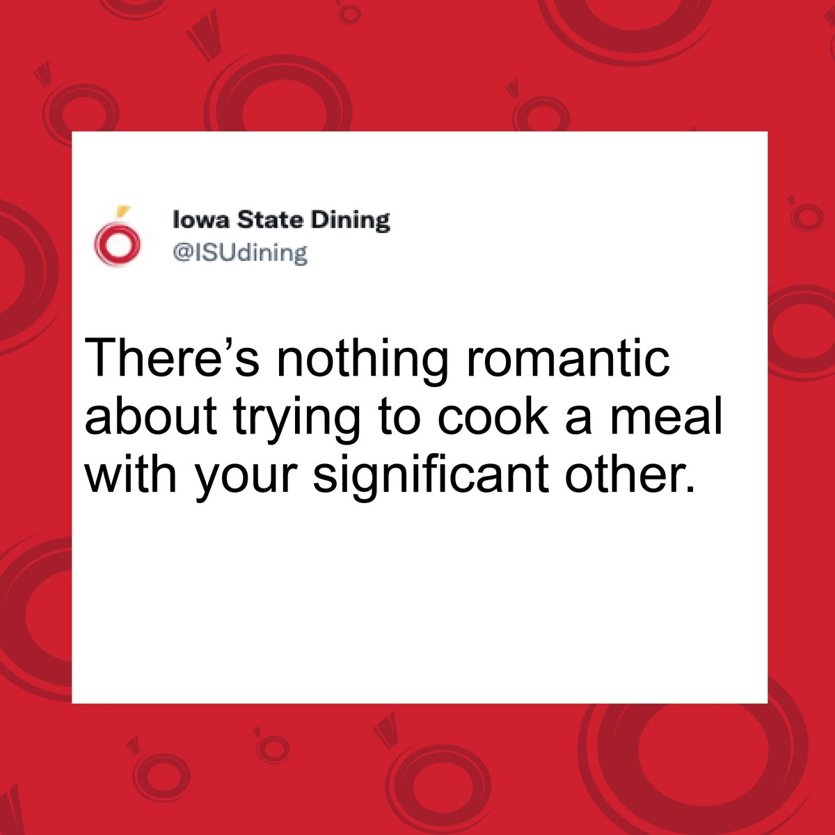 Forget the bouquets, we have buffets.
