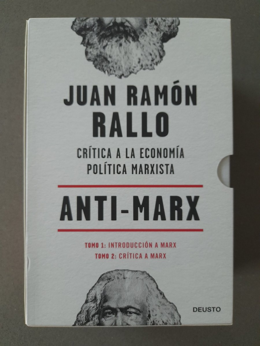 antoniocruz_r's tweet photo. Regalazo el de mi mujer por el Día de los enamorados: "ANTI-MARX. CRÍTICA A LA ECONOMÍA POLÍTICA MARXISTA", de Juan Ramón Rallo @juanrallo. ¡Sí: esto es puro amor! #Marx #KarlMarx #Rallo #AntiMarx https://t.co/CCWJHCMzBN