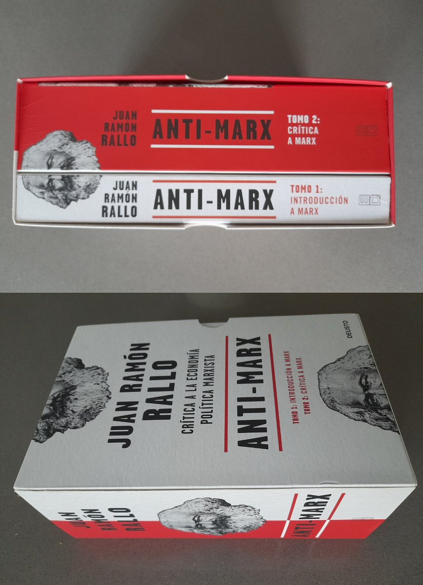 antoniocruz_r's tweet photo. Regalazo el de mi mujer por el Día de los enamorados: "ANTI-MARX. CRÍTICA A LA ECONOMÍA POLÍTICA MARXISTA", de Juan Ramón Rallo @juanrallo. ¡Sí: esto es puro amor! #Marx #KarlMarx #Rallo #AntiMarx https://t.co/CCWJHCMzBN