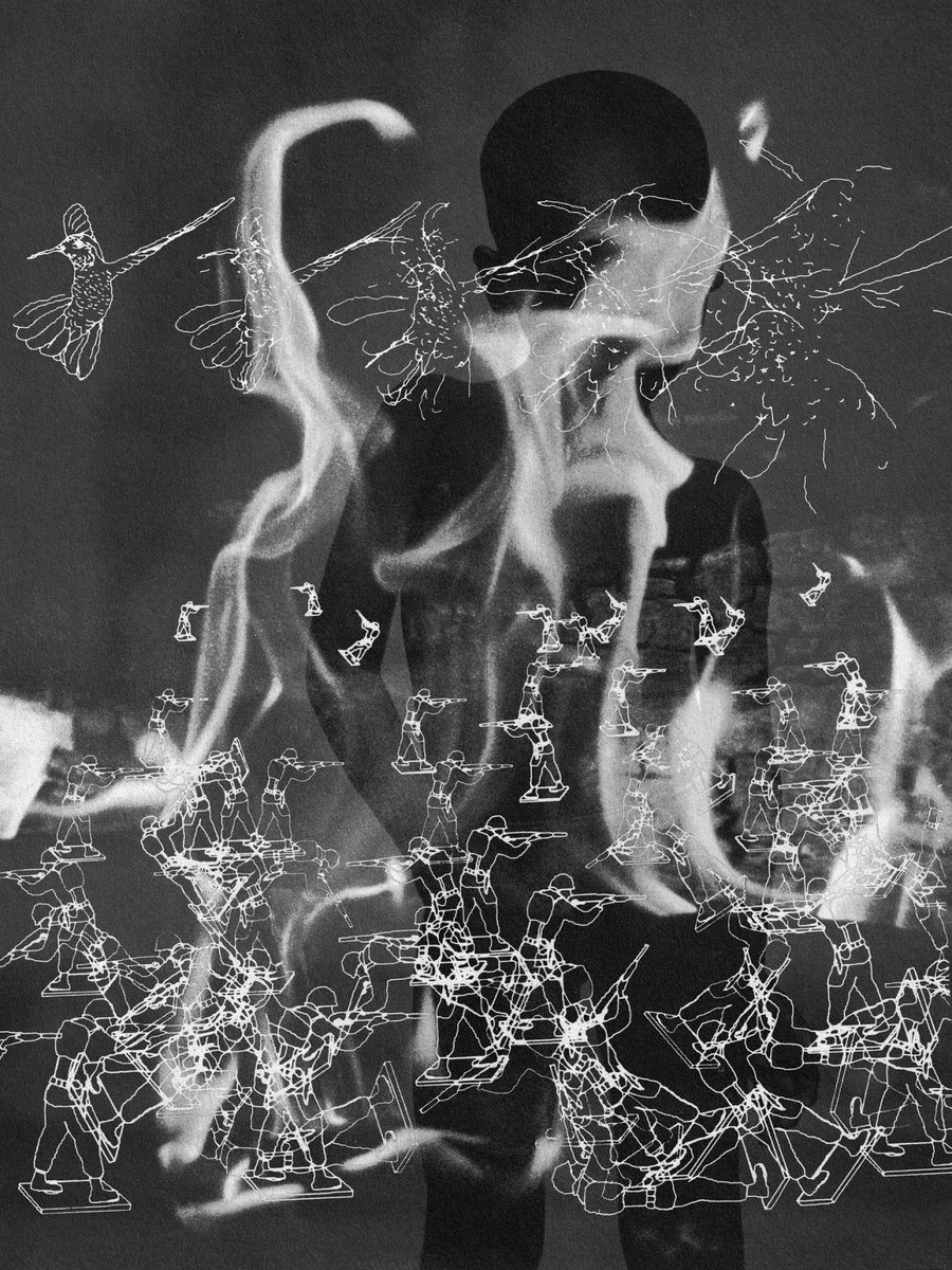 opancaro's tweet image. David Delruelle, Hummingbirds &amp;amp; Tin Soldiers, 2022