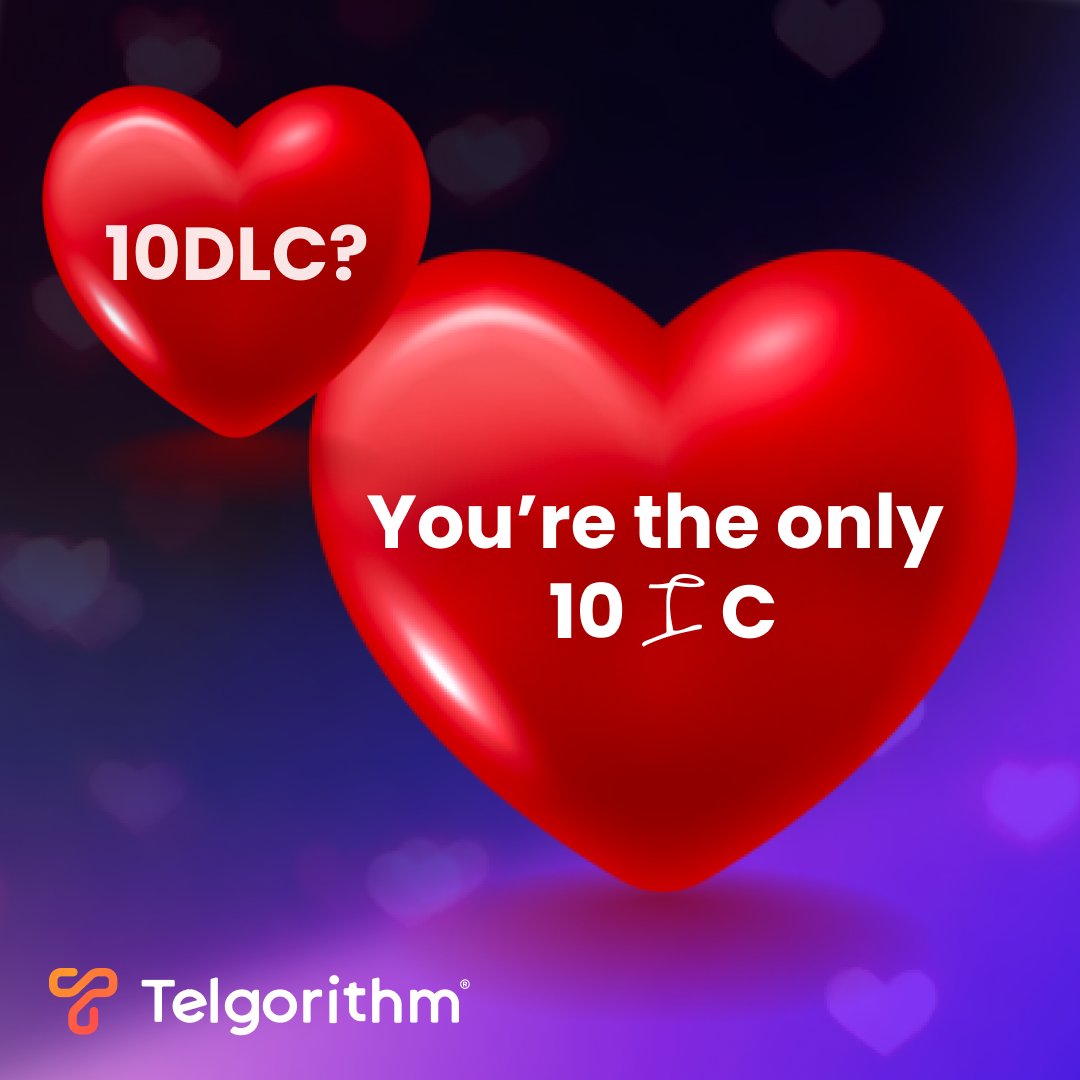 telgorithm's tweet image. Go with the provider that will take care of your A2P 10DLC messaging the right way. 😍 We don’t let messages (or hearts) drop – schedule a demo to learn more. hubs.la/Q02k2_xB0 #a2p10dlc #cpaas #smsapis
