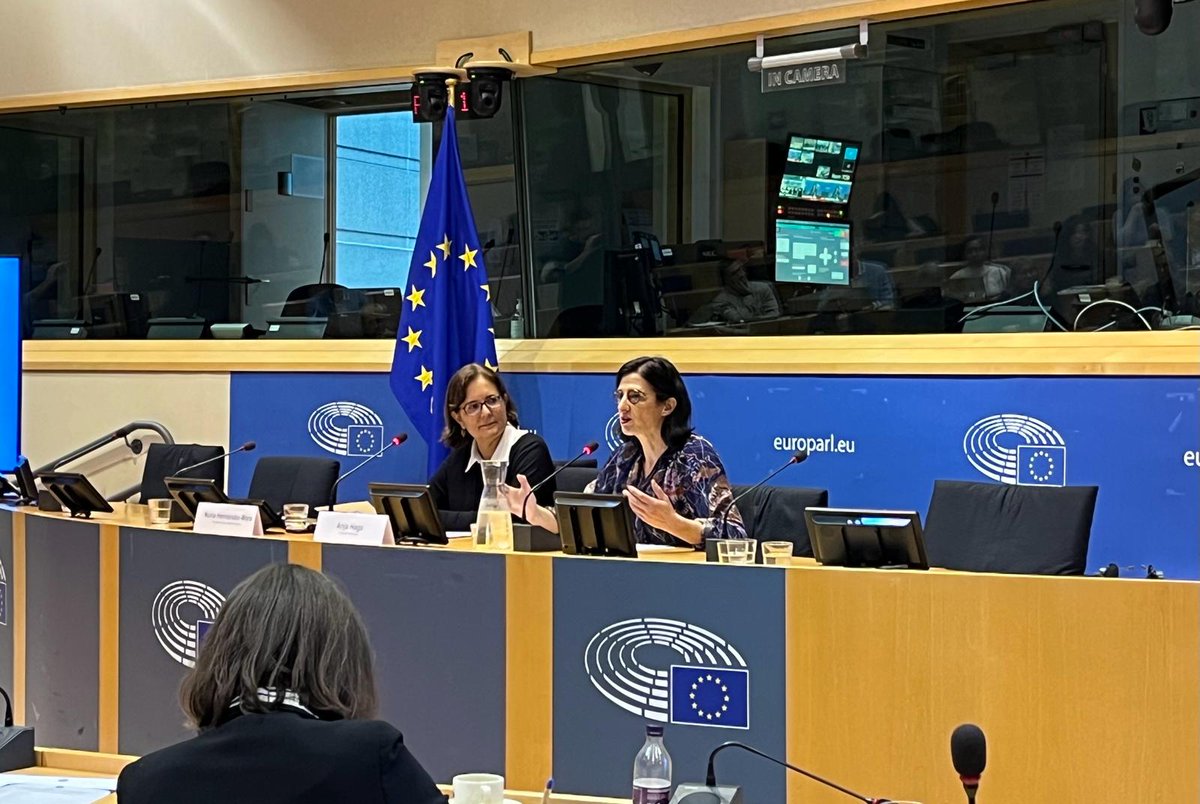 As MEP @anjahaga concludes our seminar, let's remember: “Effective implementation of the Water Framework Directive & Zero Pollution Package is crucial for water quality. Let's prioritize nature-based solutions for resilience in water management.” #NatureFirst #WaterQuality