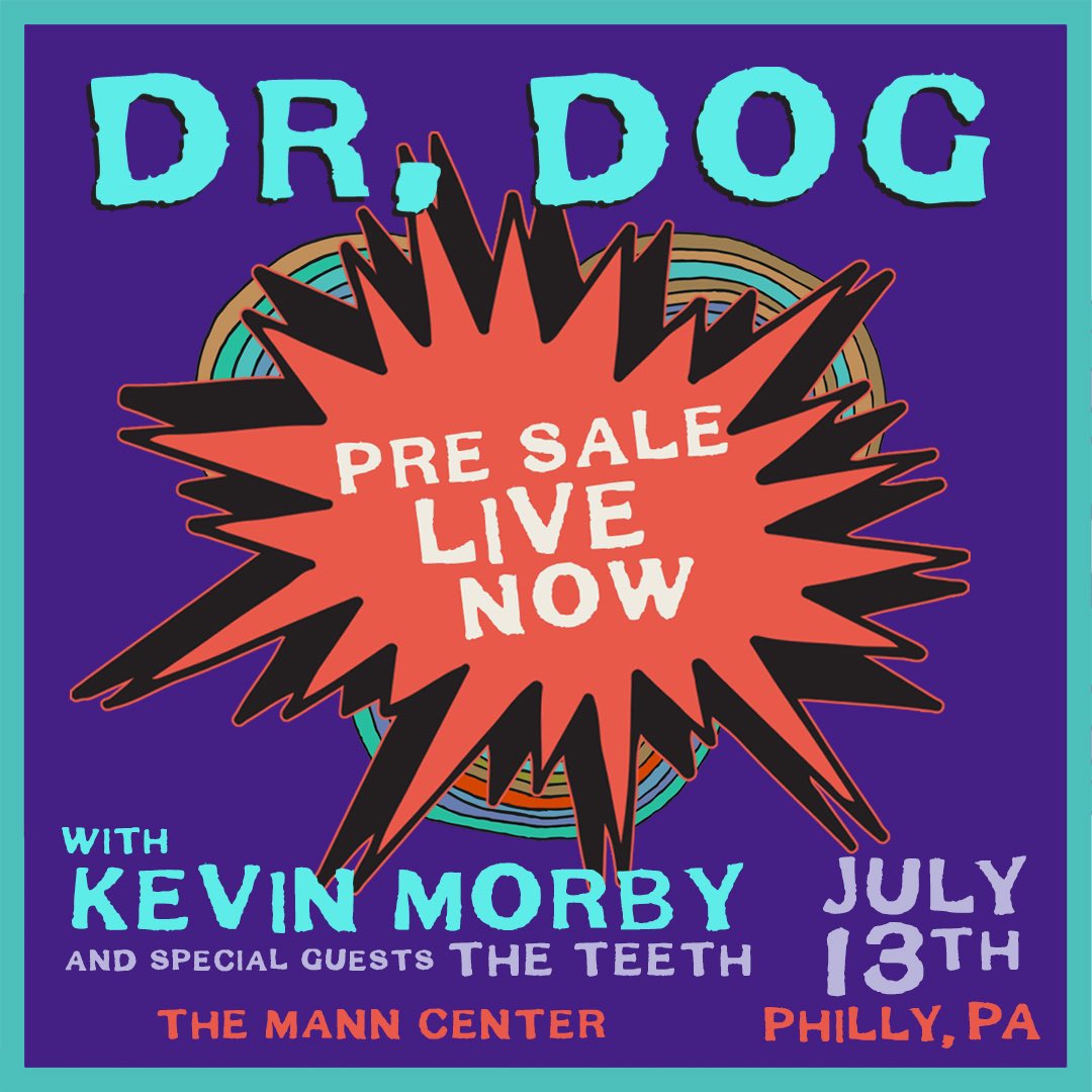 Our Mann Center presale is live now, go get em at the link! drdogmusic.com/tour
