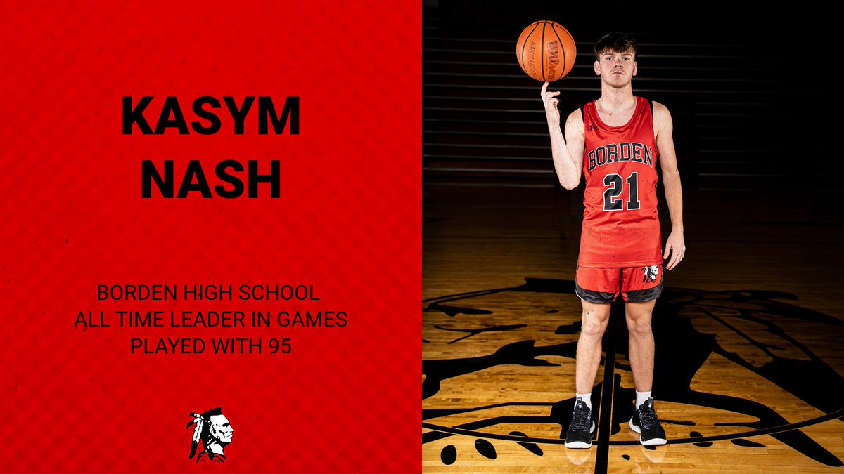 BordenBravesBBB's tweet photo. With last night's game, Borden Senior, Kasym Nash, moved into first place in all time games played with 95. And counting....Congrats  @nashkasym!
@bordenathletics @joshcookNT https://t.co/573TLcd7um