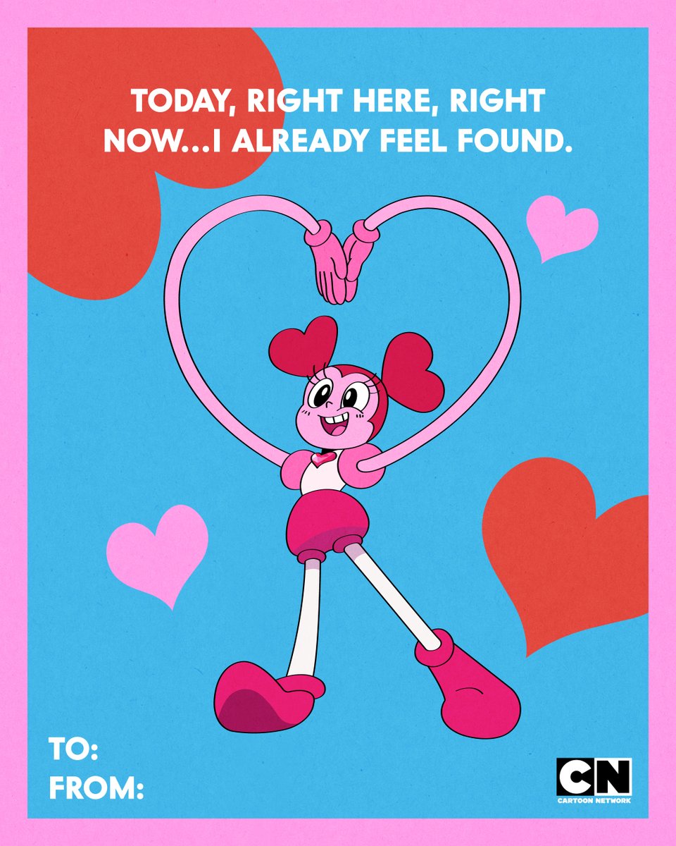 We got your Valentine's Day cards covered 🫶💘

#CartoonNetwork #HappyValentinesDay #ValentinesDay #Valentines #ValentinesDay2024 #valentinesdaycard #adventuretime #billyandmandy #chowder #stevenuniverse #fostershomeforimaginaryfriends #regularshow