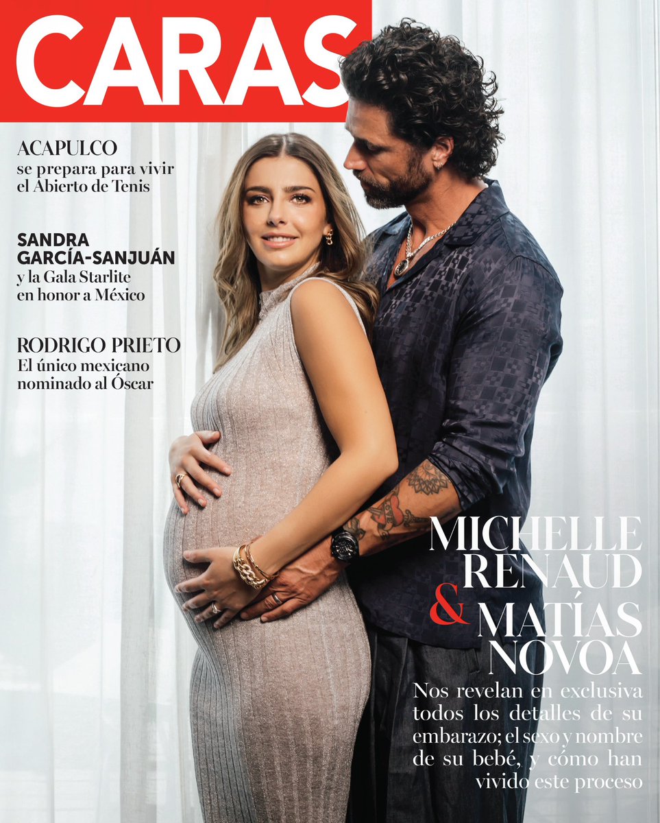 #EnPortada Michelle Renaud @michellerenaud y Matías Novoa @MatiNovoaB nos revelan el nombre y sexo de su bebé, así como los detalles de su embarazo.