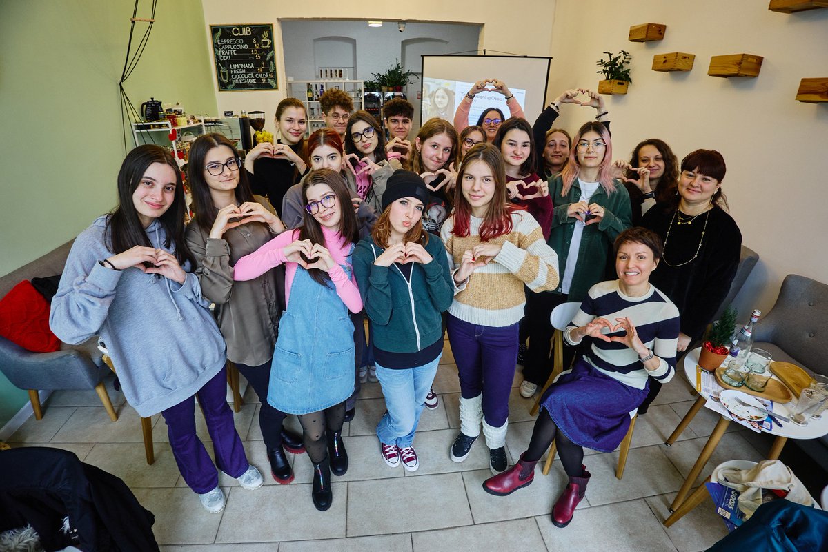 doorsblacksea's tweet photo. ❤️ Today on Valentine's Day we got a whole lotta love for #BlackSea Science!
Blown away by the intelligence and creativity of the young people of #Constanta 🇷🇴 in our #LoveTheOcean #FutureWorkshop
Great ideas on how science can connect to them better and such passion too! 👏 https://t.co/4n2TuKjtmv
