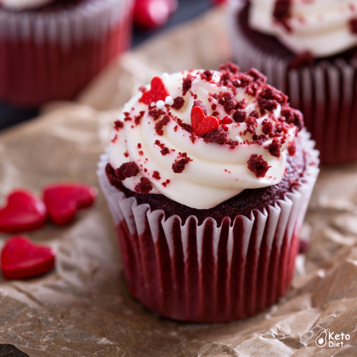 Keto Red Velvet Cupcakes⁠ 😋🤤