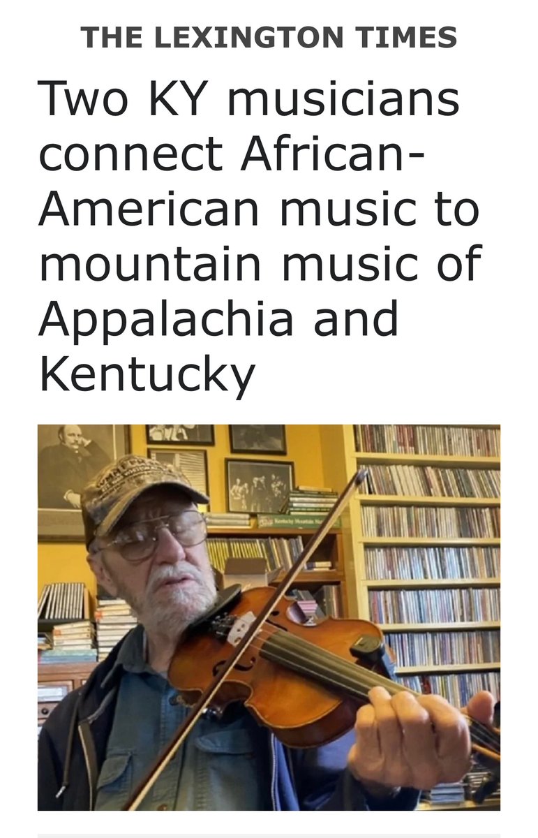 🇺🇸 Black Americans and Bluegrass Music.🎶 

“Components of Black music like the blues, spirituals, and work songs influenced parts of the mountain music of Kentucky and Appalachia.”

Link. 👇🏿

lexingtonky.news/2024/02/14/two…