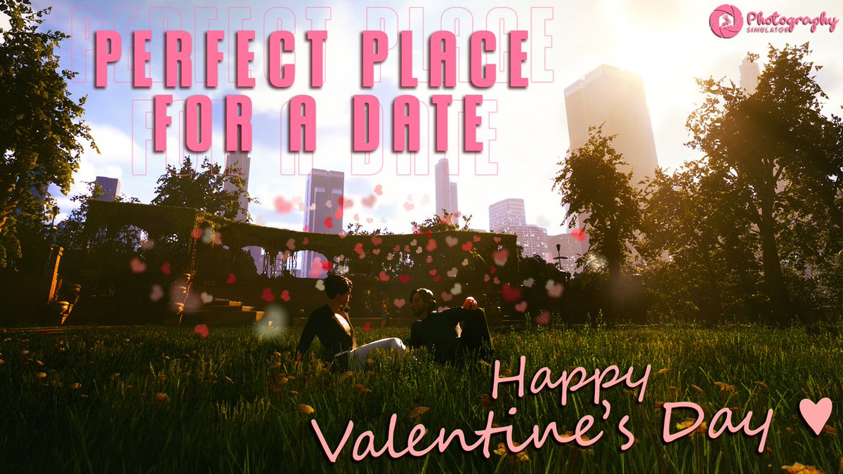 Happy Valentine’s Day💝
In #PhotographySimulator there’s many LOVEly places to visit🌇
Wishlist⭐️ the game to see for yourself👀

store.steampowered.com/app/1732910/Ph…

And don’t forget to love each other❤️

#gamedev #indiegames #gaming #photography #simulator #ValentinesDay #WishlistWednesday