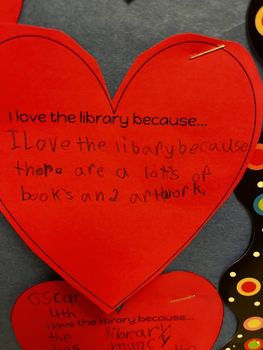 c_jackson78's tweet photo. On Valentine’s Day the Library and Librarian got a little love. @voigtlibrary https://t.co/Pmiy1ZOrgd