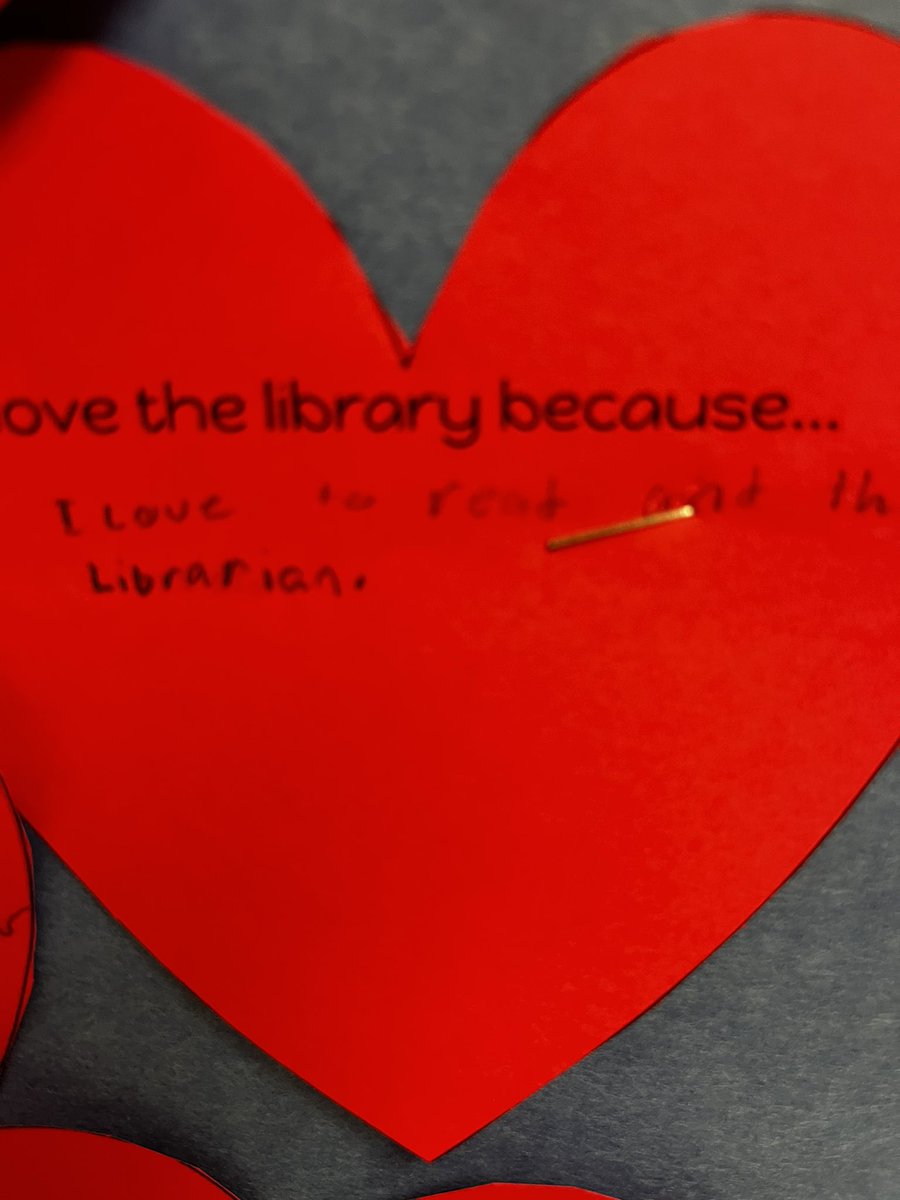 c_jackson78's tweet photo. On Valentine’s Day the Library and Librarian got a little love. @voigtlibrary https://t.co/Pmiy1ZOrgd