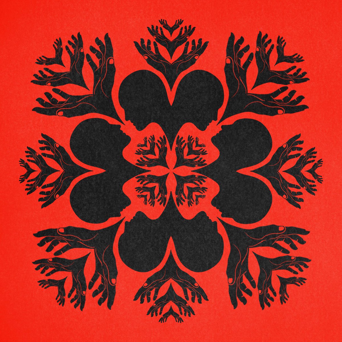 ImogenHarris17's tweet photo. Trying something a little different today.

This is a pattern I created from drawing  someone’s face and hands - A weird type of portrait! https://t.co/zkAzqXmr1o