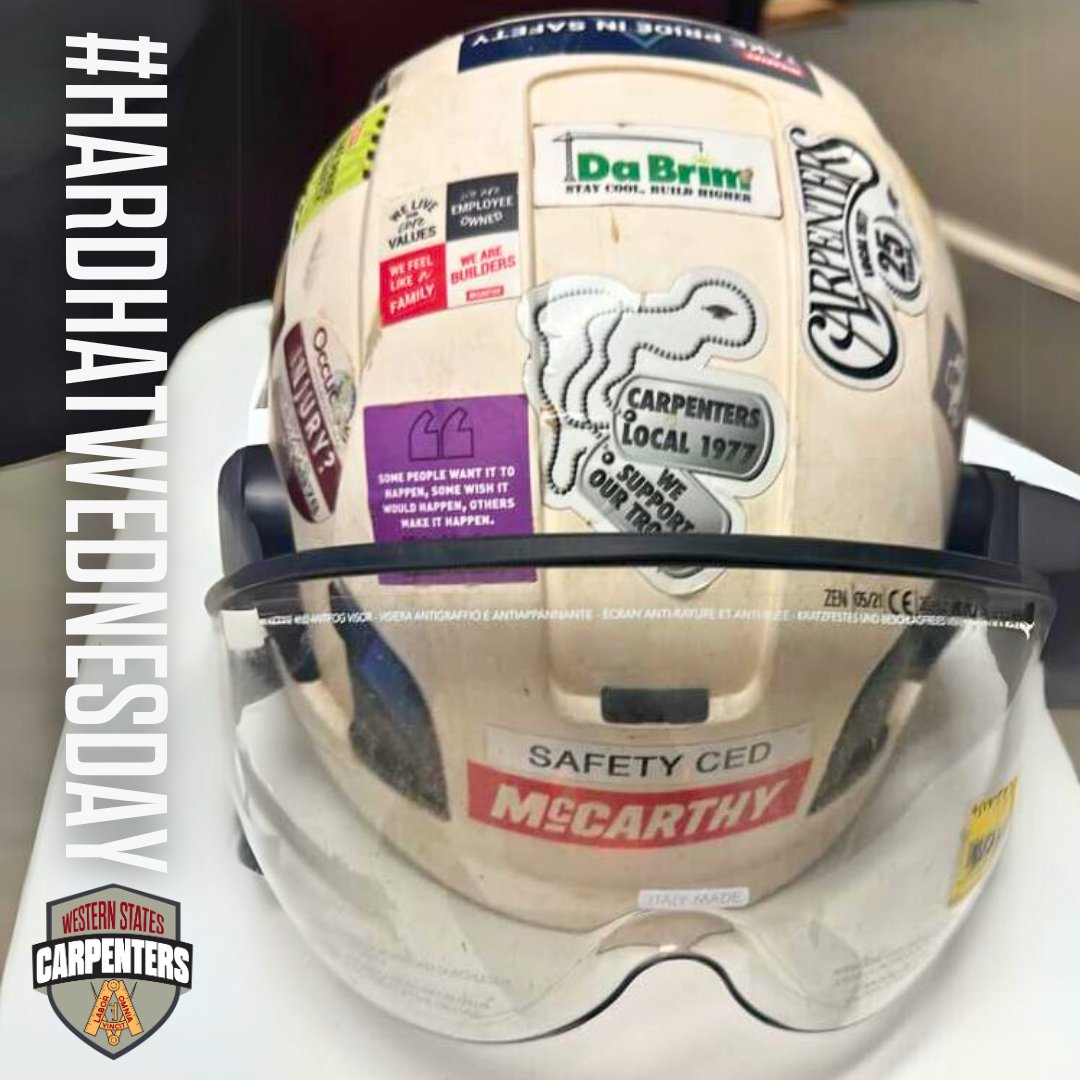 WSCarpenters's tweet photo. Union Pride! Thank you Cedric Joor of #Local1977 for sending us your picture. If you have a #HardHatWednesday picture you would like to see on our social media, be sure to tag us or send it in. ๐ช
#WsCarpenters #UnionCarpenters #HardHatWednesdays #Nevada #Local1977 #UnionProud https://t.co/YBVosvYLKs